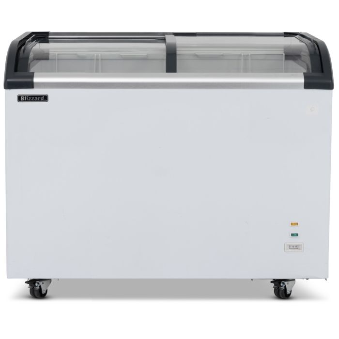 220L Curved Glass Lid Freezer - Blizzard Catering Equipment