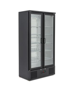 Upright Double Hinged Glass Door Bottle Cooler