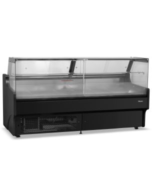 2m Flat Glass Serve Over Counter