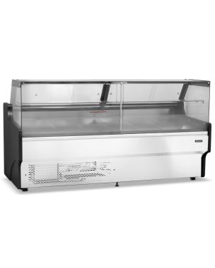 2m Flat Glass Serve Over Counter