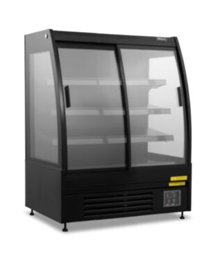 900mm Low Height Multideck With Glass Doors
