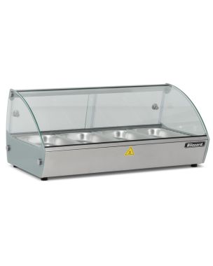 Curved Counter Top Heated Merchandiser