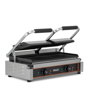 3600W Double Contact Grill Top & Bottom Ribbed