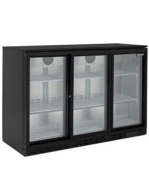 Triple Sliding Door Bar Bottle Cooler (338 Bottles