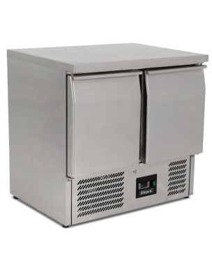 Compact Double Door Counter Refrigerator