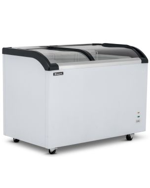 Curved Glass Lid Freezer 320L