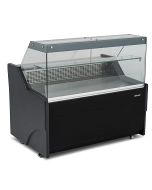 1.3m Flat Glass Serve Over Counter