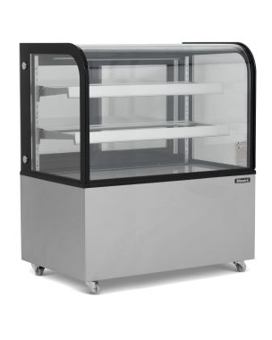 1.2m Curved Glass Low Height Merchandiser