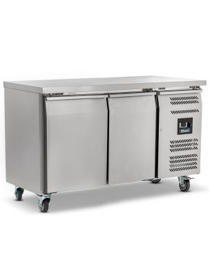 Slimline Double Hinged Door Counter Freezer