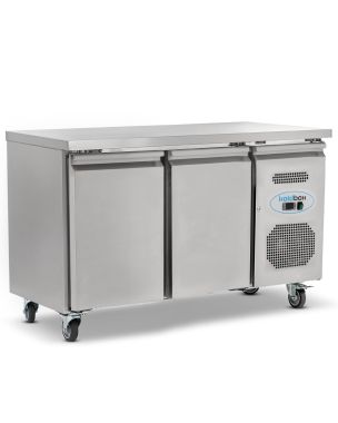 Double Hinged Door Counter Refrigerator