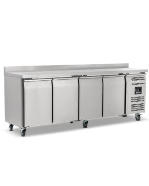 GRADED-02039 Four Hinged Door Refrigerated Counter With Upstand 