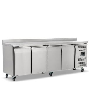 4 Door GN1/1 Freezer Counter with Upstand 553L