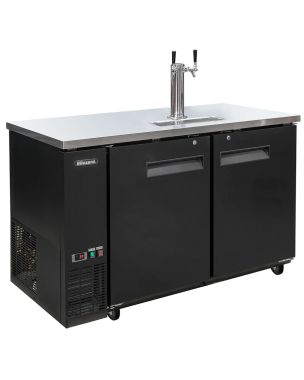 Double Keg Cooler With Riser And 2 x Taps