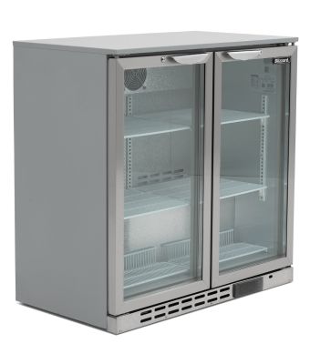 Double Door SS Bar Bottle Cooler (202 Bottles)