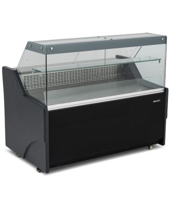 1.5m Flat Glass Serve Over Counter