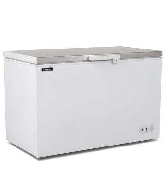 Stainless Steel Lid Chest Freezer 450L