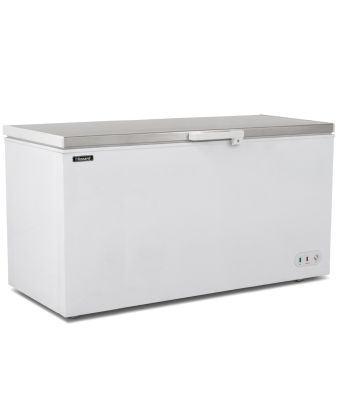 Stainless Steel Lid Chest Freezer 650L