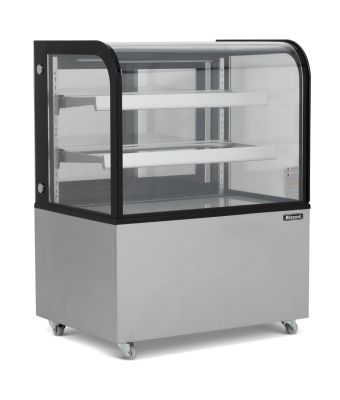 91cm Curved Glass Low Height Merchandiser