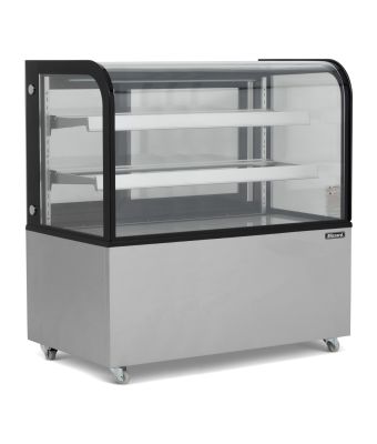 1.5m Curved Glass Low Height Merchandiser