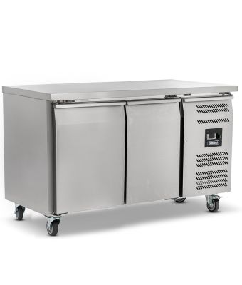 Double Hinged Door Deep Counter Refrigerator