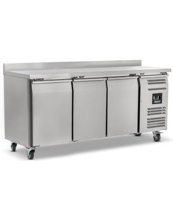 3 Door GN1/1 Freezer Counter with Upstand 417L