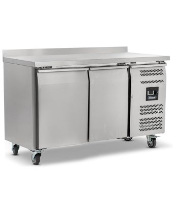 2 Door GN1/1 Freezer Counter with Upstand 282L