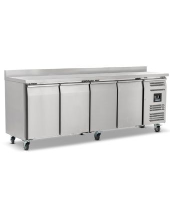 4 Door GN1/1 Freezer Counter with Upstand 553L