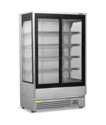 1m Multi Deck With Sliding Glass Doors