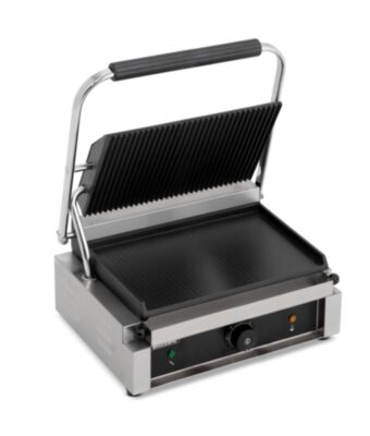 Extra Wide Single Ribbed Contact Grill