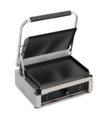 Extra Wide Single Smooth Contact Grill
