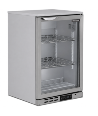 Single Hinged Glass Door Bottle Cooler (wine shelves)