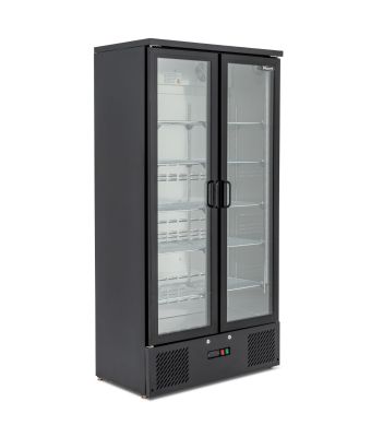 Upright Double Hinged Glass Door Bottle Cooler
