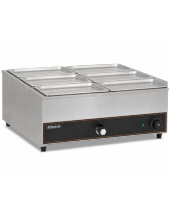 Counter Top Bain Marie 6 x GN 1/3