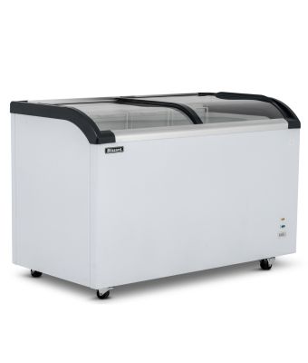 420L Curved Glass Lid Freezer