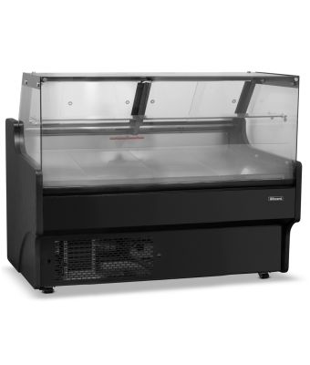 1.3m Flat Glass Serve Over Counter