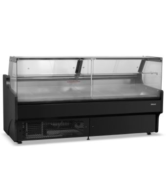 2m Flat Glass Serve Over Counter