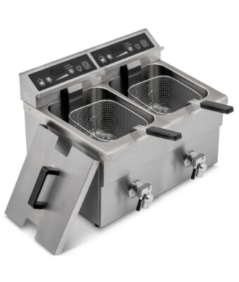 16L Double Tank Induction Fryer
