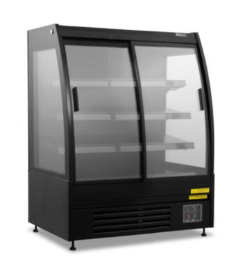 900mm Low Height Multideck With Glass Doors