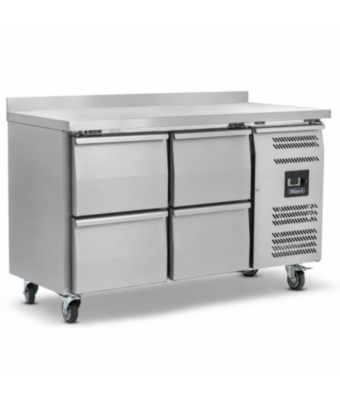 Four Drawer Counter Refrigerator With Upstand