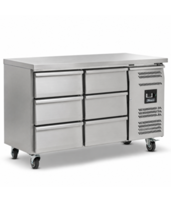 Six Drawer Counter Refrigerator