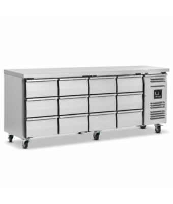 Twelve Hinged Door Counter Refrigerator