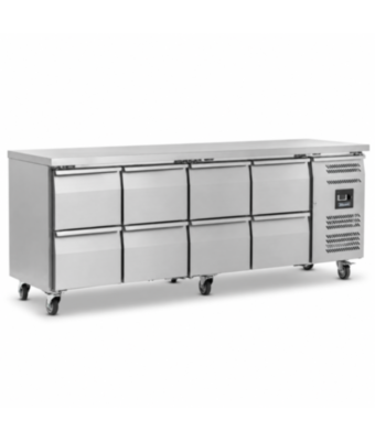 Eight Drawer Counter Refrigerator