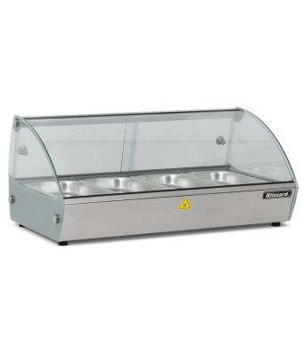 Curved Counter Top Heated Merchandiser