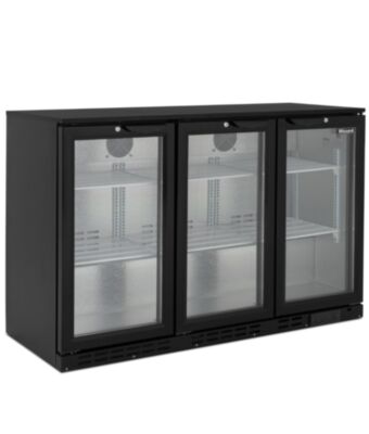 Low Height Triple Hinged Glass Door Bottle Cooler