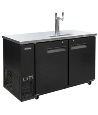 Double Keg Cooler With Riser And 2 x Taps