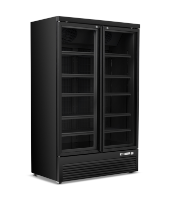 Double Hinged Glass Door Display Freezer