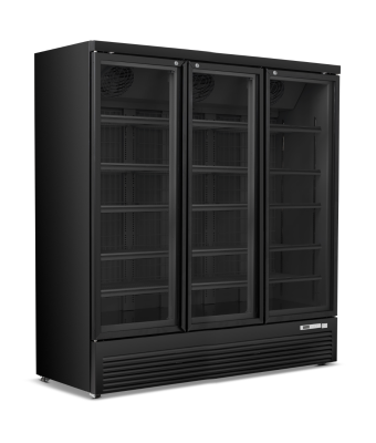 Triple Hinged Glass Door Display Freezer