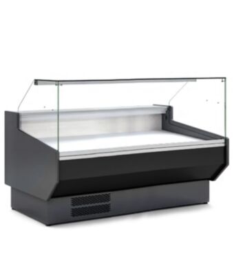 2m Flat Glass Serve Over Counter