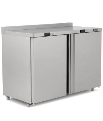 Double Hinged Door Freezer Workstation
